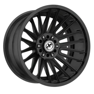 XF Off-Road – XF-234 – Black – 20″x10″ -12mm – All weather Wheels – XF-234201081651170-12SBMBRDDT